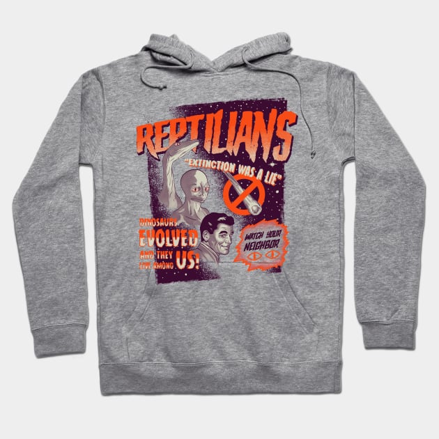 Reptilians Hoodie by DiegoPedauye